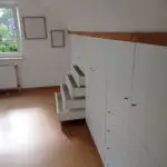 Einbauschrank im Drempel der Dachschräge