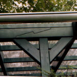 Überdachung handwerkliches Detail Hakenblatt