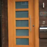 Haustüre sibirische Lärche