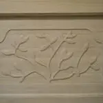 Jugendstil Türfüllung Detail