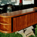 Hängeborde Teakholz furniert Innenausbau Motorjacht