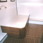 Kajüte Holzboden, Teakholz Anfertigung