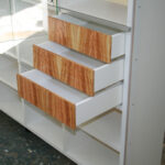 Schubkasten Vorderstück Olive Furnier