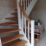 Wangentreppe Stufen Kastanienholz