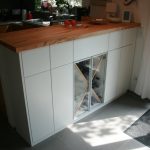 Küchentheke, Türen und Schubkästen push to open